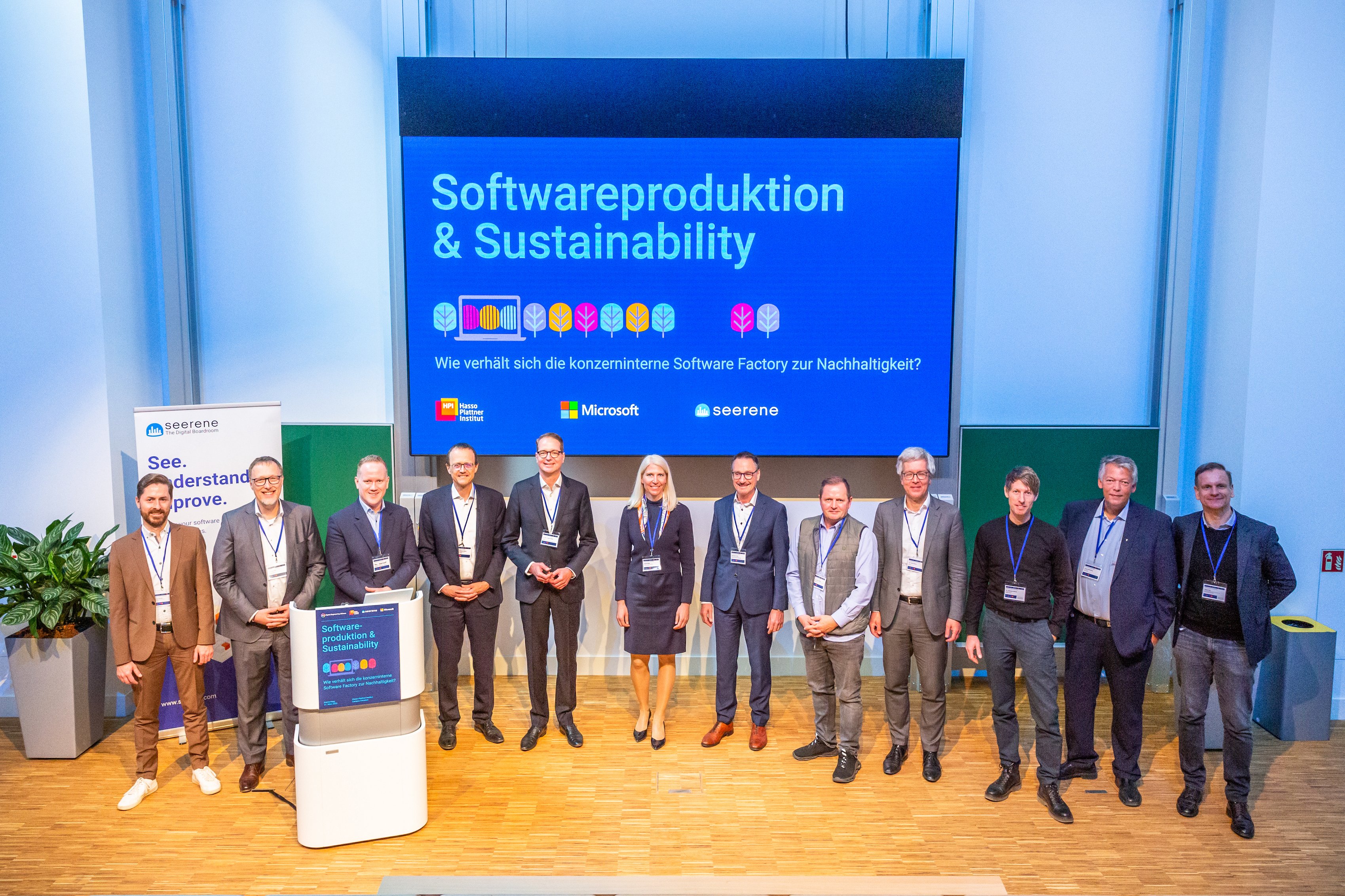 GDT Group-Deep Tech-The Softwareproduktion and Sustainability event speakers at the Hasso Plattner Institute